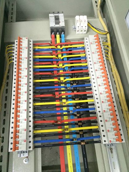 Bản vẽ thiết kế hoàn công chi tiết tủ điện PLC, tủ động lực, MCC ( Motor  Control Panel)